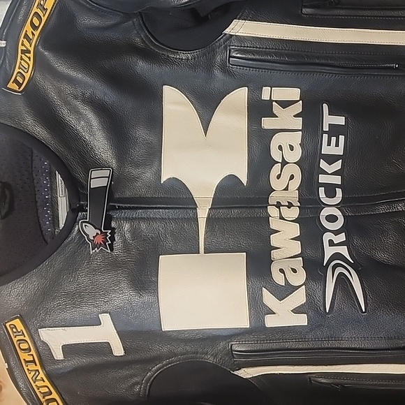 Kawasaki Joe Rocket Team, Race Jacket! Size 44 Authentic - Picture 4 of 14